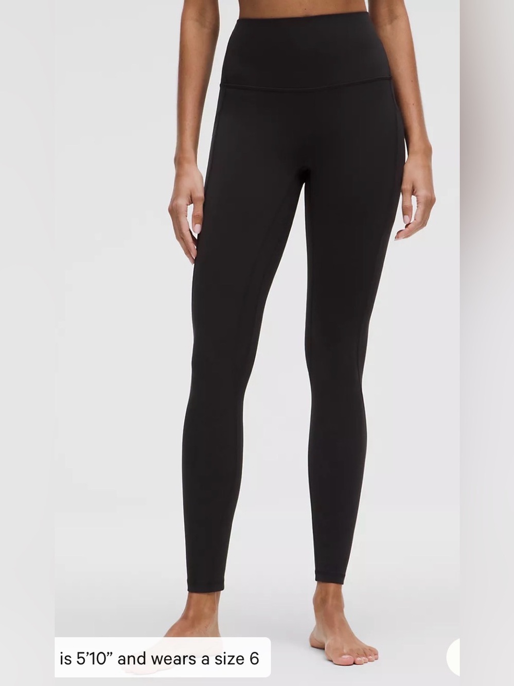 NWT Lululemon Align HR Pant 28” Pockets Black sz 6